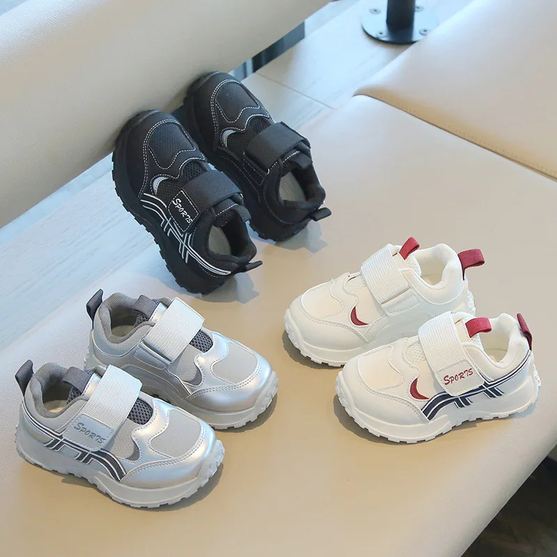 2026 Autumn Children's Casual Shoes Girls' Student Running Fashionable Lightweight Comfortable and warm Sports Shoes
