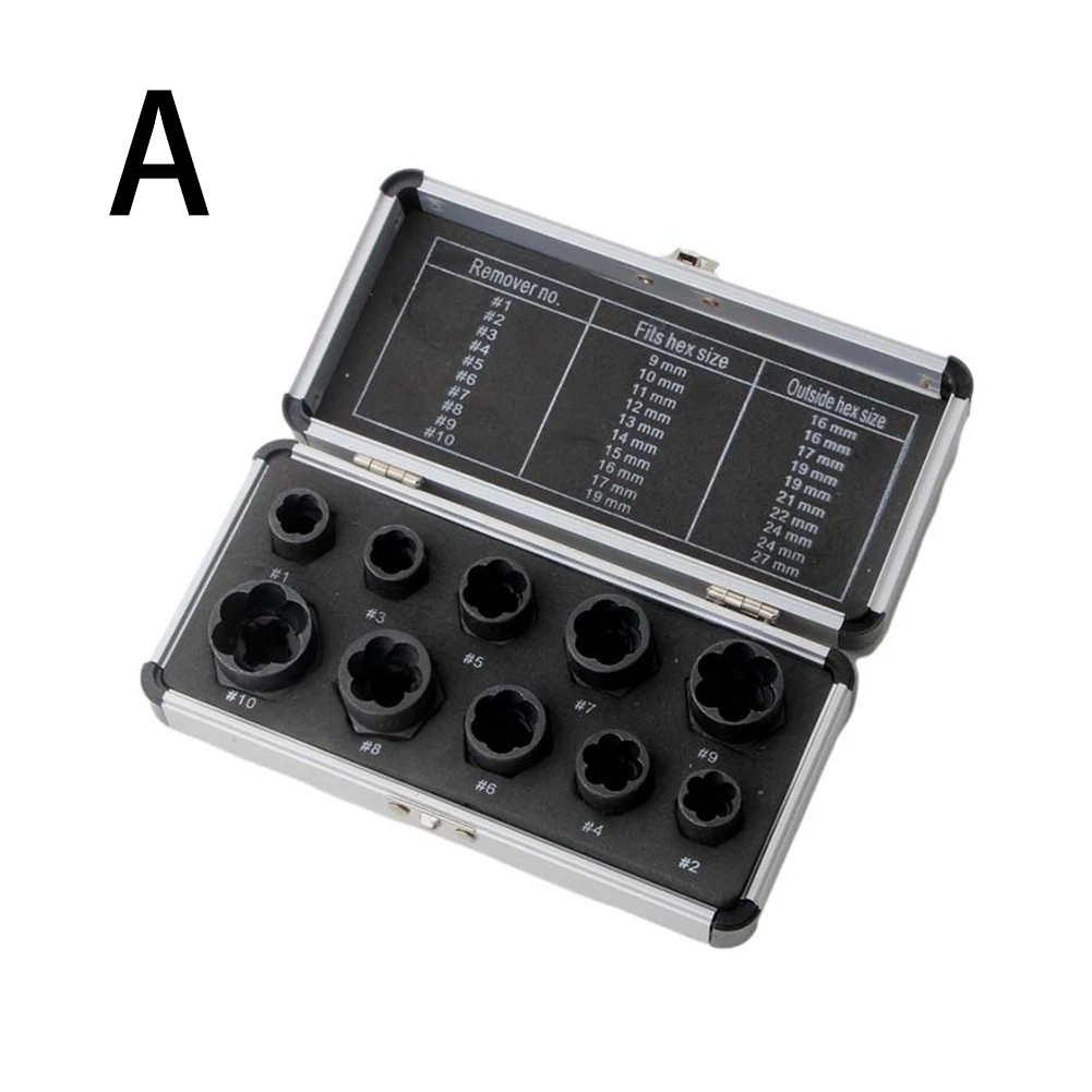 Forged Greater Strength Screws Remover Black Nuts Set Light Brightness Suitable For Manual Measurement Deviation