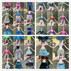 30cm Monstering High Doll Clothes for Bratzes doll Dressing Soft Casual Wear Handmade Clothes Outfit Doll Clothing Girl Toys