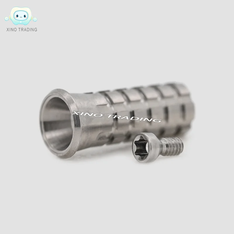 6PCS 변환 가능한 티타늄 치과 부품 멀티 유닛 임시 어버트먼트 스트라우만 시스템 호환 금속 및 금속 제품