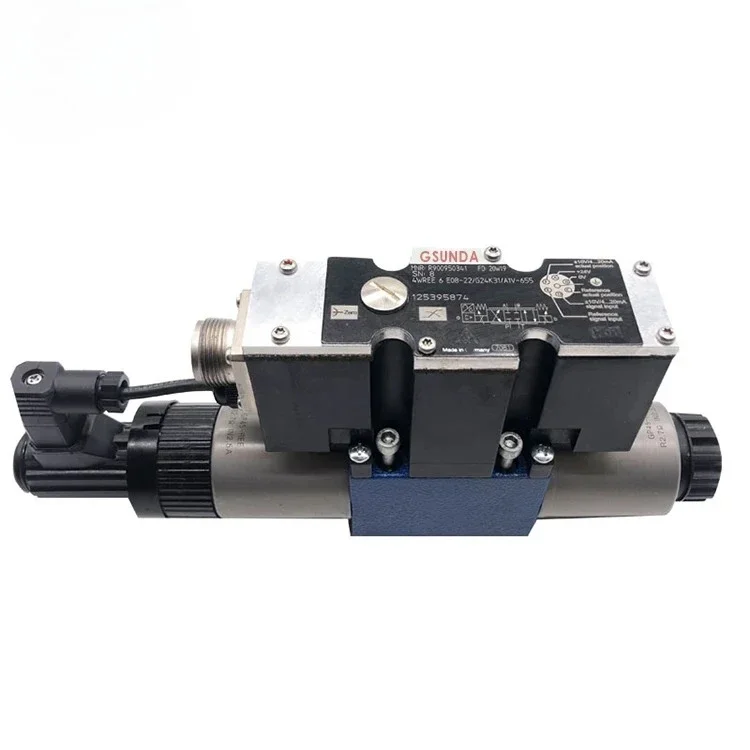 GSUNDA Hydraulic proportional control valve 4WRE10W1- 25-2X/G24K4/A1V Press brake servo Pressure valve 4WRE10E1- 25-2X/G24K4/A1V