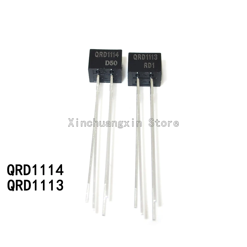 5PCS QRD1114 1114 1113 Light intermittent sensor Reflective photoelectric switch Analogue output DIP4