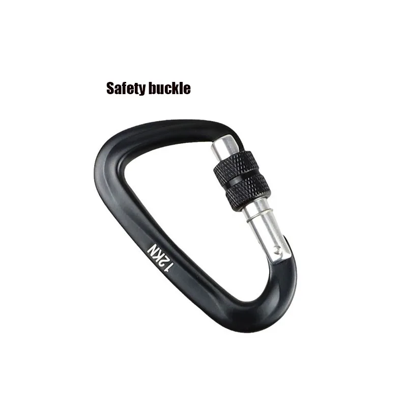 عرض ساخن لعام 2025! حلقة تسلق بقفل لولبي على شكل حرف D - خطافات تسلق من سبائك الألومنيوم للمعدات الخارجية وتسلق الصخور والتخييم والمشي لمسافات طويلة