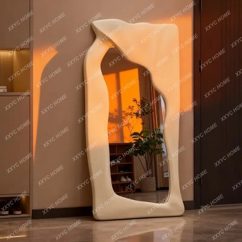 AA floor fitting mirror Home artistic full body mirror Special-shaped fitting mirror