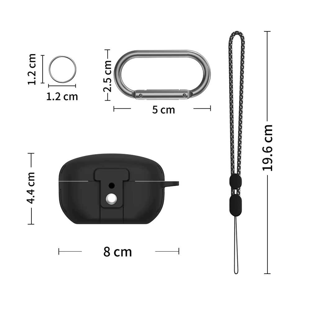 Silicone Case for Sony WF-1000XM5 with Lanyard