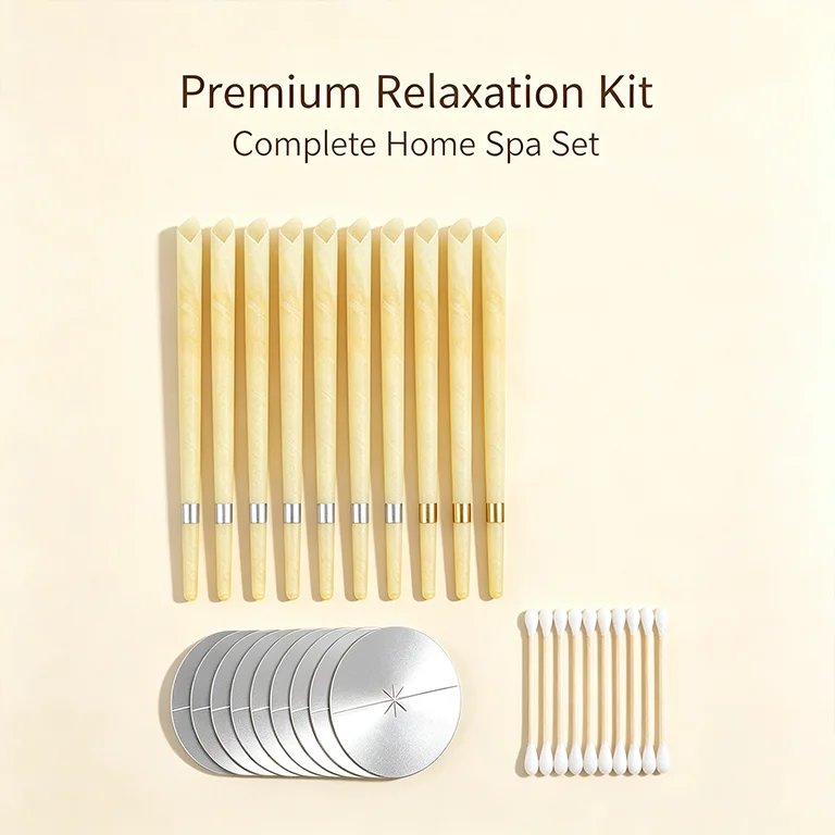Ear Wax Removal Kit 20pcs Ear Cleaning Tool Set with Cotton Swabs and Storage Box Portable Ear Care Kit for Home Use