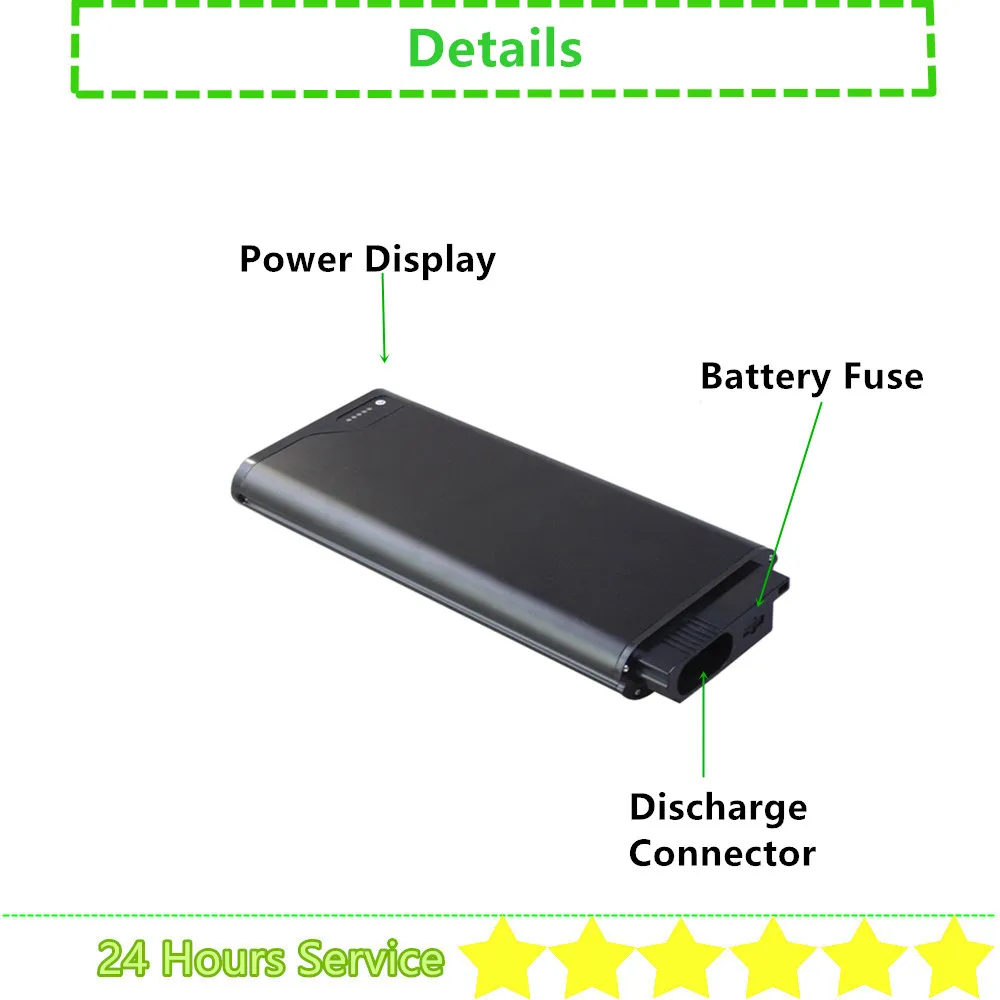Original 36V Rear Rack Ebike Battery 36v 10Ah 12Ah 13Ah 15Ah 16Ah 17.5Ah 48V 10Ah 12Ah 13Ah 14Ah Thin Rear Rack Carrier Battery