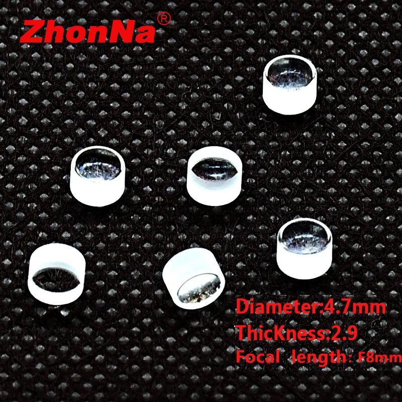 

Professional Optical Focusing Lens, Diameter 4mmF8, High-Quality Laser Installation Accessories, Glass Material, 400-700nm, 5PCS