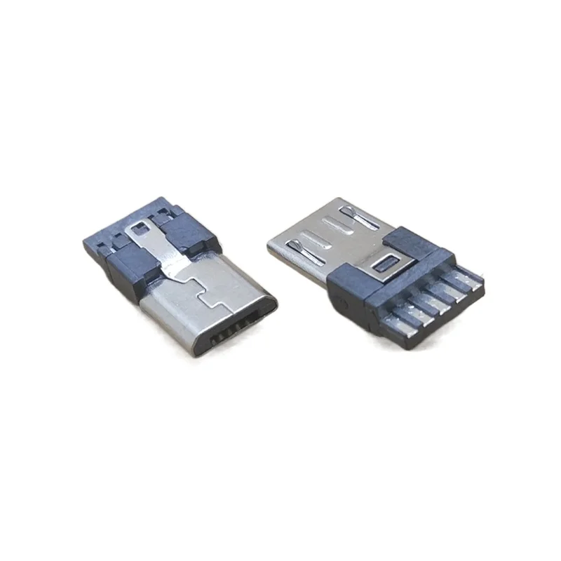 20Pcs New Micro USB Male 5Pin Socket Connector Wire-type DIY