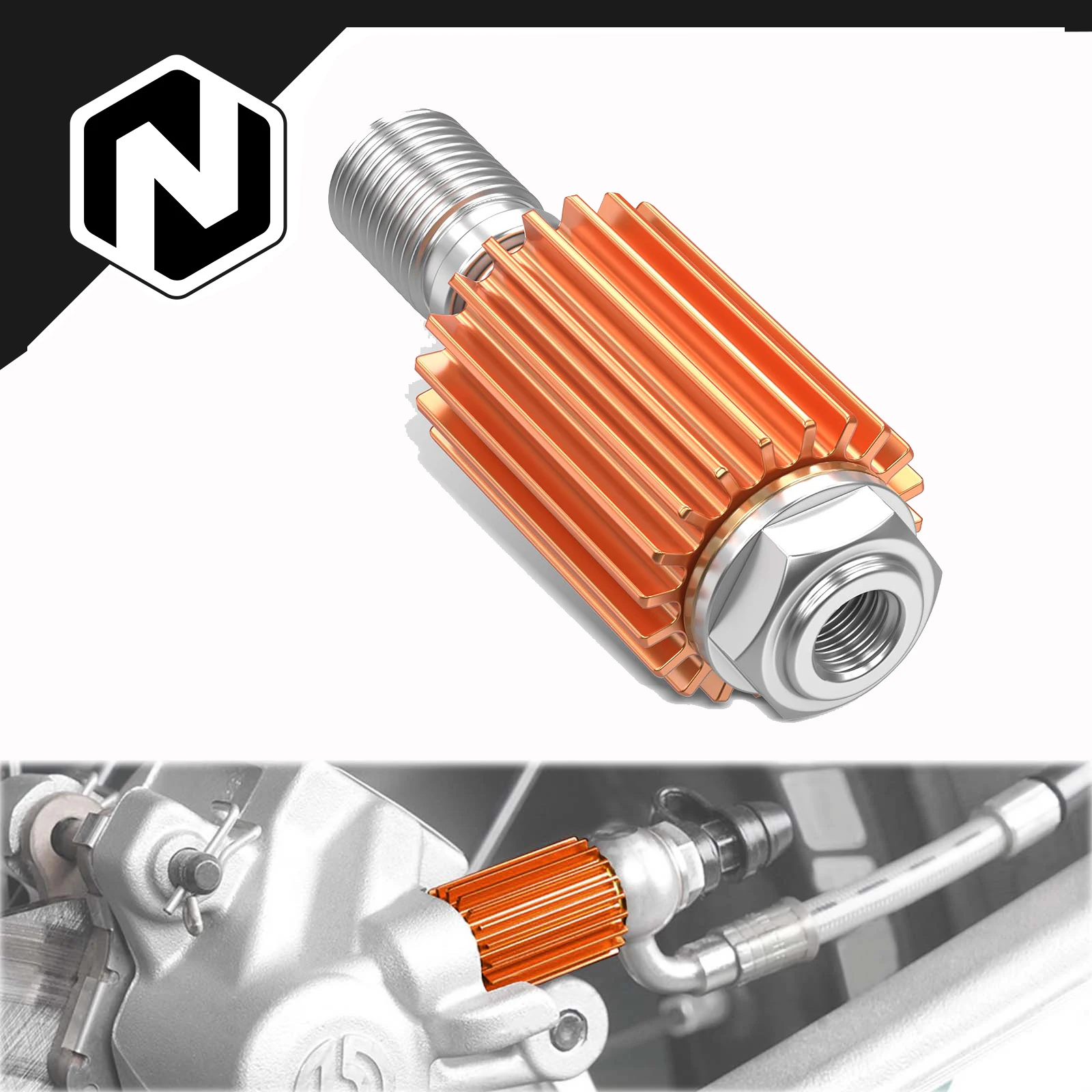 

NICECNC For KTM EXC 300 2004-2024 Brake Caliper Cooler EXCF 350 SX 125 SXF 450 XCW 500 XC300 XCF XCF-W 250 SX250 MXC 530 04-24