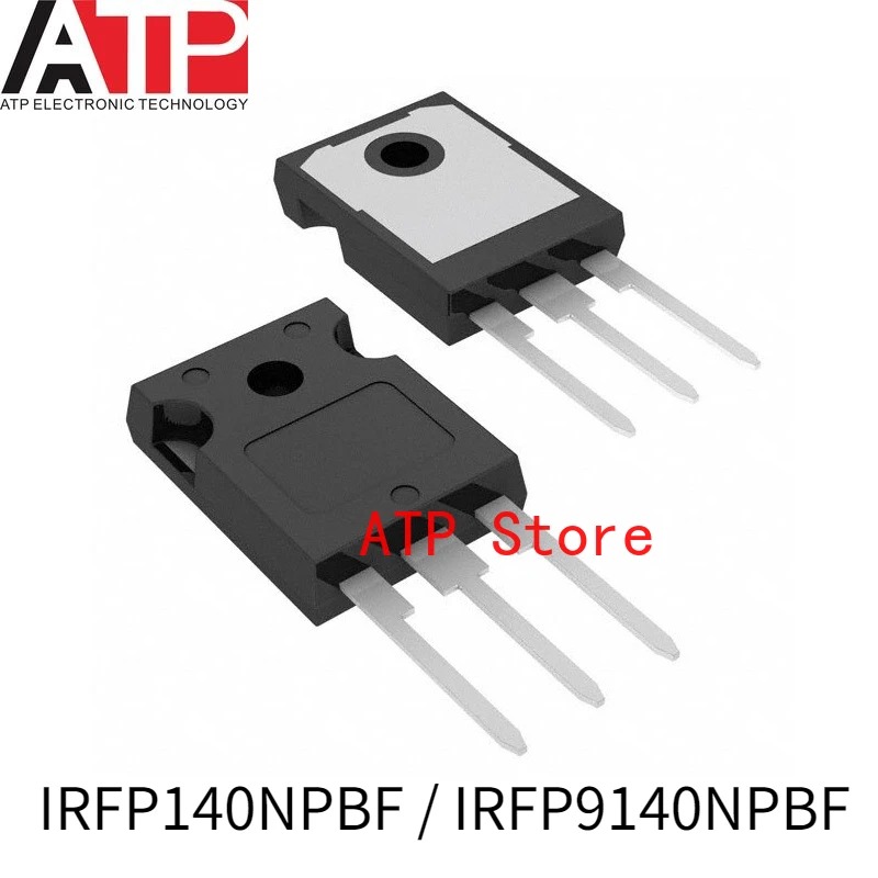 10PCS/LOT New Imported Original IRFP140N IRFP140NPBF 100V 33A N-CH IRFP9140N IRFP9140NPBF 100V 22A P-CH TO-247 Transistor MOSFET