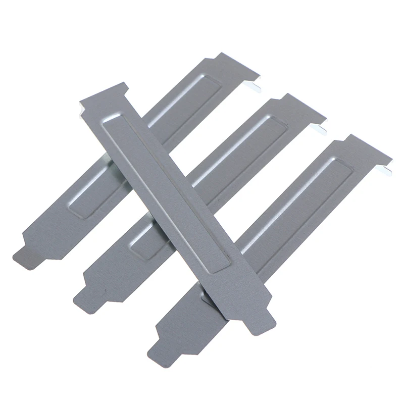 5Pcs/Lot 12cm Silver  PCI Expansion Slot Cover PC Computer Case Dust Filter Blanking Plate For Most Full Profile Computer Cases