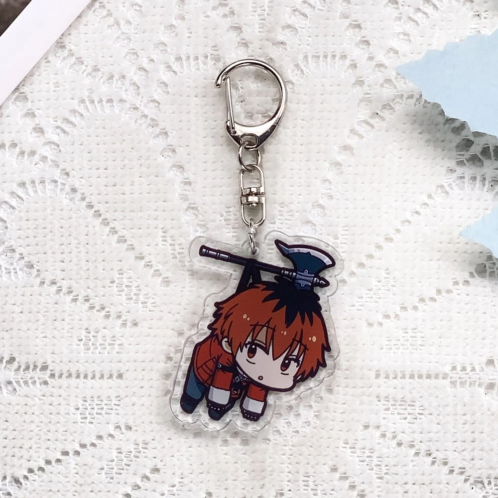 1/8PCS Anime Characters Sousou no Frieren Acrylic Keychain Accessories Cute​ Keyrings Friends Gifts Bag Charms Backpack Pendant