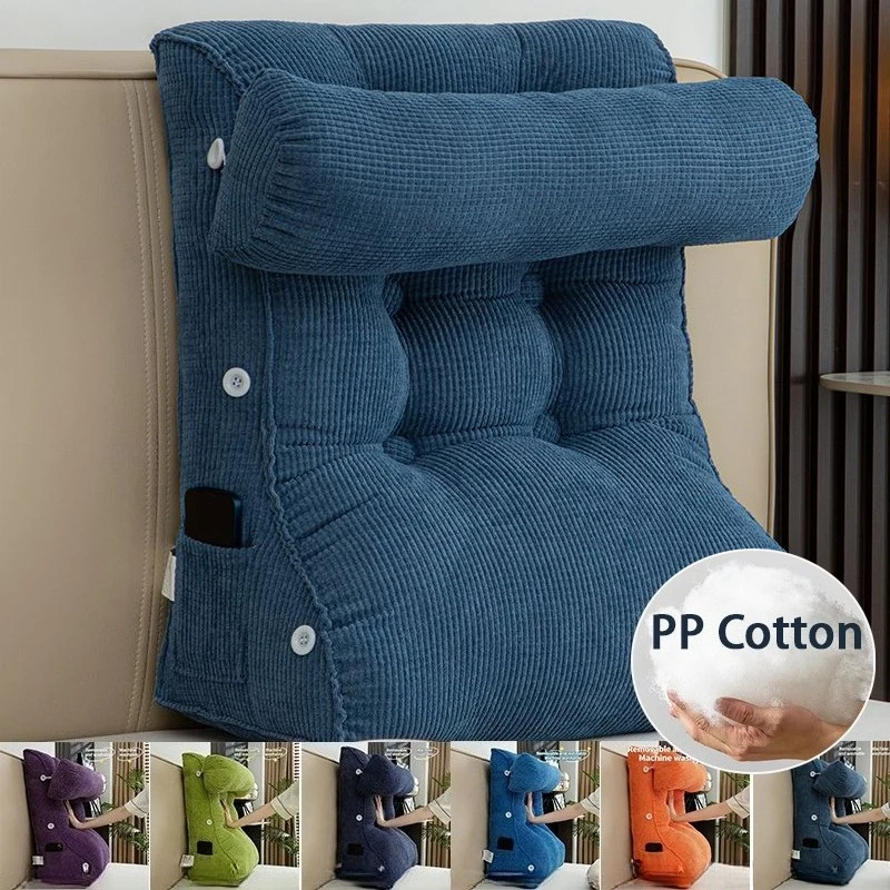 Thick Multifunctional Ergonomically Designed Reading Pillow,Triangle Cushion Featuring A Soft Large Cushion Perfect for Reading