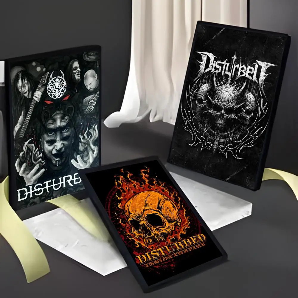Hot Aggressive Intense Rock Band D-Disturbed Poster American Film Mural Home Childrens Room Wall Decor Print