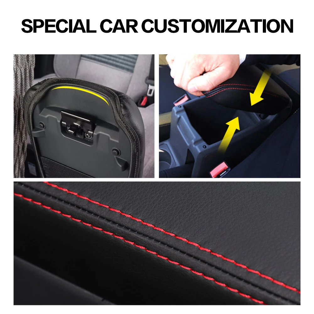 1X Car Armrests Box Cover Interior Decoration Accessories For Toyota Corolla E140 E150 E170 E210 2007 2008 2009 2010 - 2022 2023