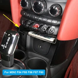 ABS Car Central Control Panel Storage Box for MINI Cooper F55 F56 F57 F54 F60 Countryman Clubman Car Modification Accessories