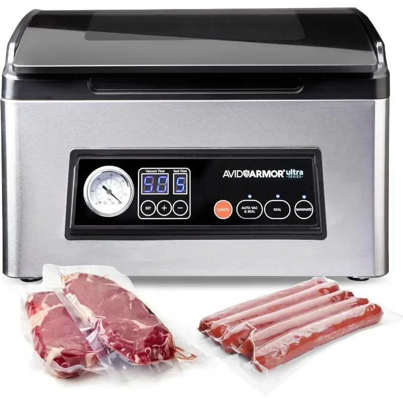 Avid Armor Premium Chamber Vacuum Sealer Machine High-Performance Vacuum Chamber Sealer for Professional and Home Use