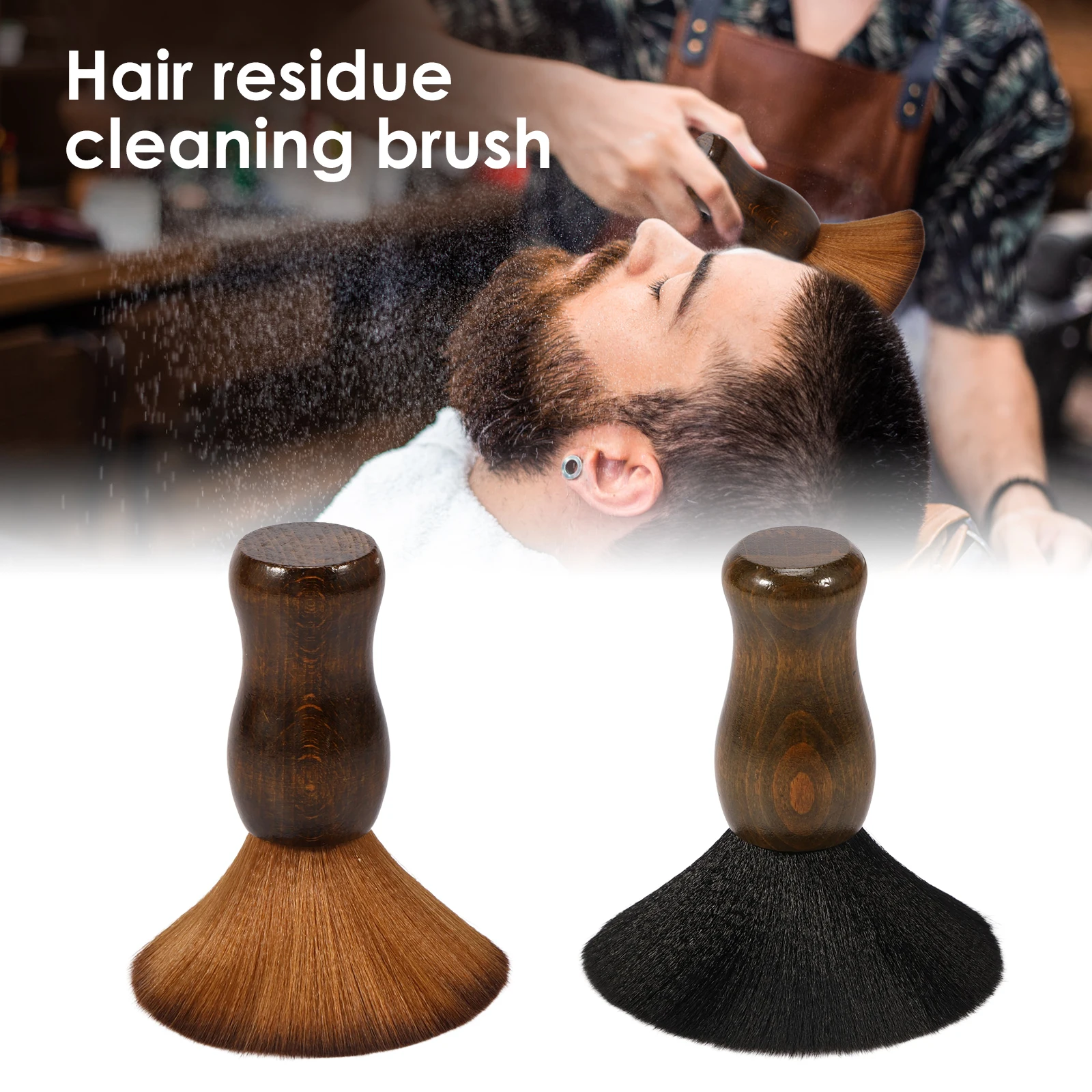 فرشاة شعر ناعمة لتصفيف الشعر و - مراجعة Neck Duster Brush Barber Salon وسعره