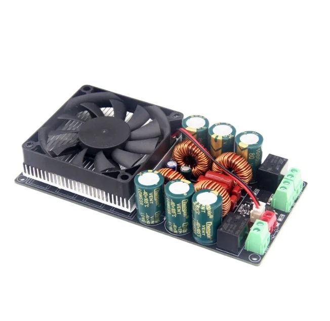 하이파이 단일 전압 스테레오 고전력 D 클래스 디지털 전력 증폭기 보드, 울트라 TPA3255 릴레이 보호, 2x600W