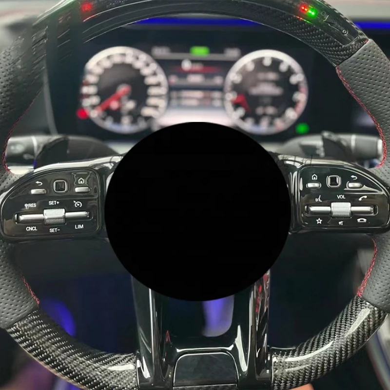 

Комплект: руль из карбона, подрулевые переключатели и чехол на руль E53