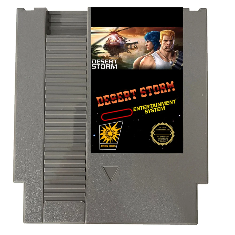 Classic Game Desert Storm For NES Super Games 72 Pins 8 Bit Game Card Cartridge,for NES Retro Game Console - English