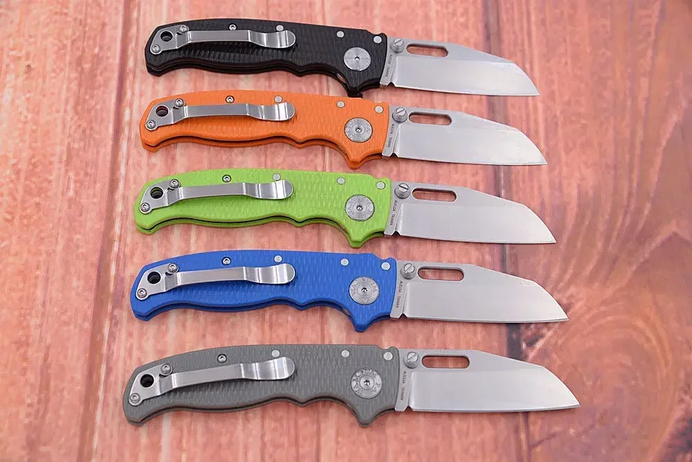 Survival DEMKO AD20 Pocket Folding Knife 8Cr13Mov Clip Point Blade G10 Handles Tactical Knives Outdoor Camping Hunting EDC Tools