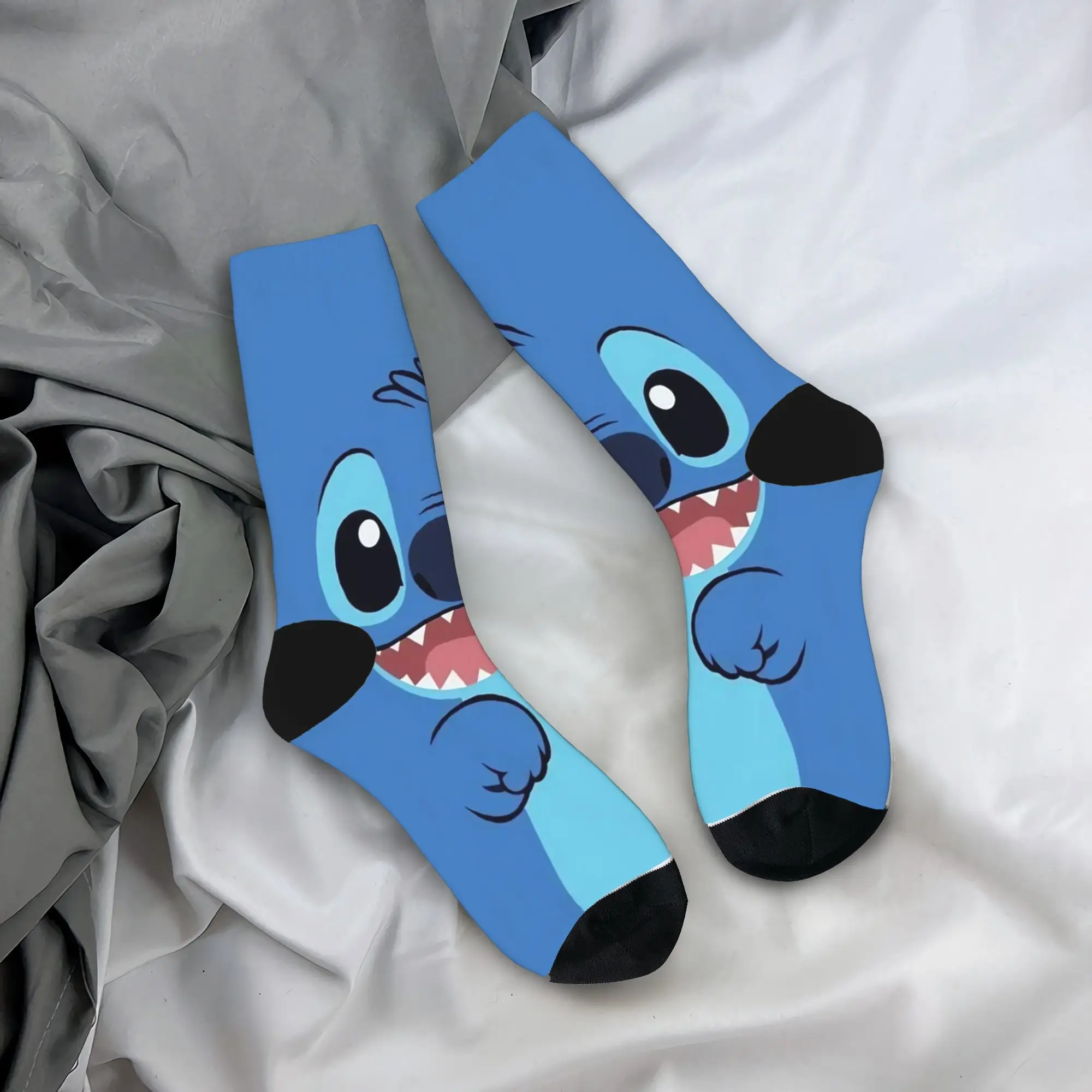 

Autumn Winter Crazy Design Men's Women's Kawaii Stitch And Angel Socks Cartoon Koala Breathable Sports Socks