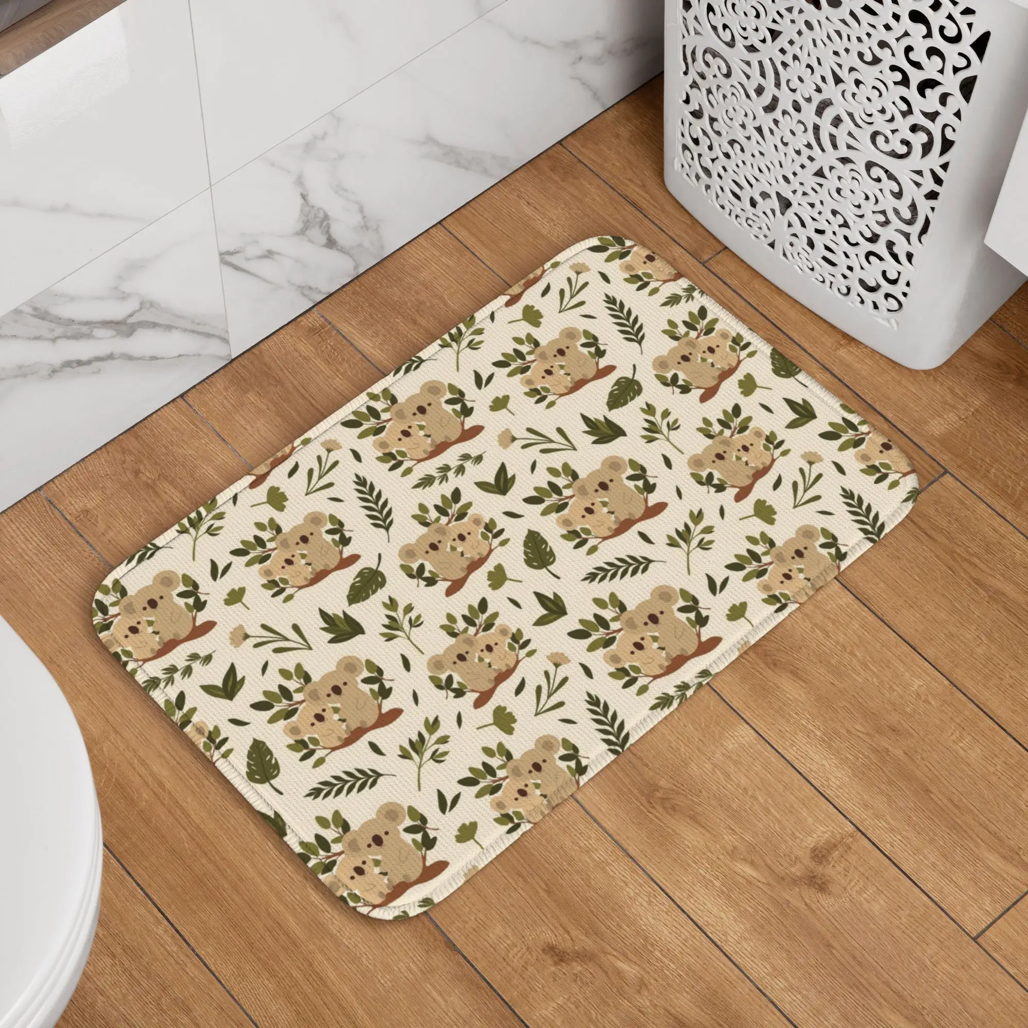 Cute Cartoon Koala Animal Print Doormat Absorbent Mat Carpet Rug Kitchen Entrance Home Floor Mat for Living room Footpad Mats