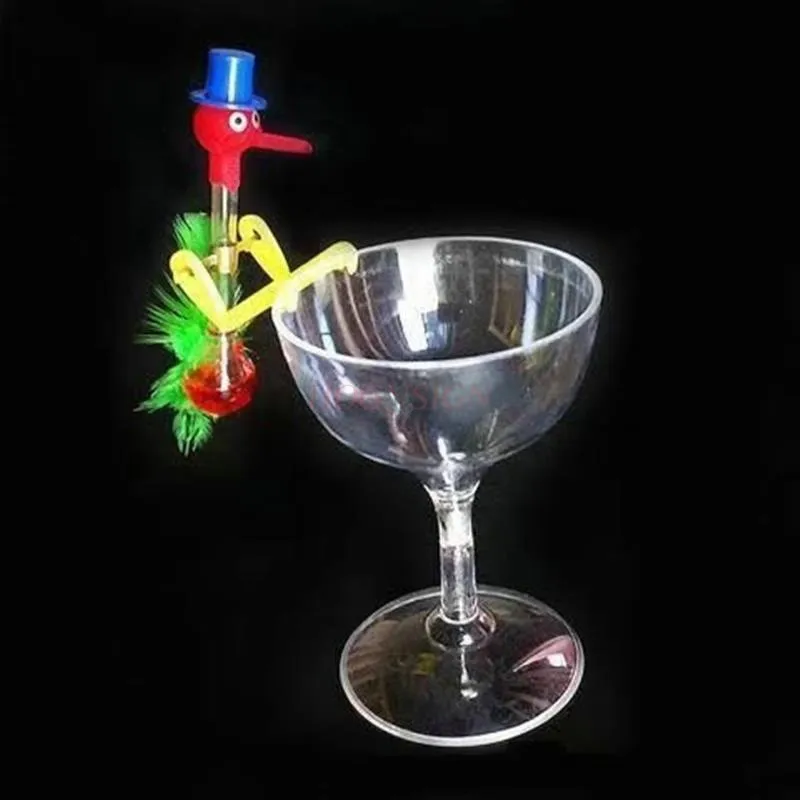 1 set Magical Drinking Bird Toy Children's Puzzle Creative perpetual motion machine Scientific Experiment