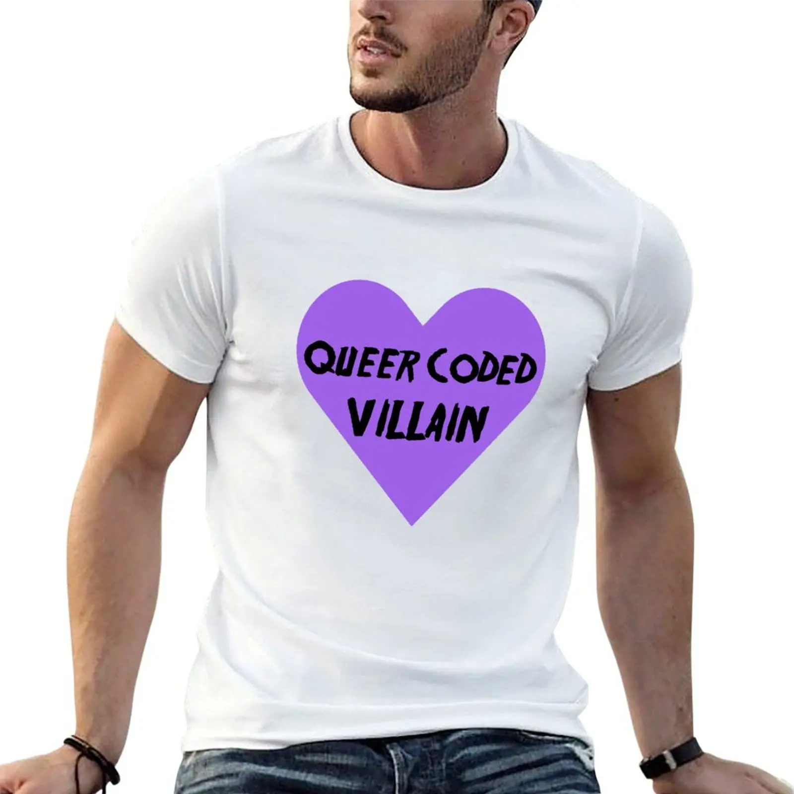 Queer coded villain T-Shirt vintage clothes for a boy shirts men