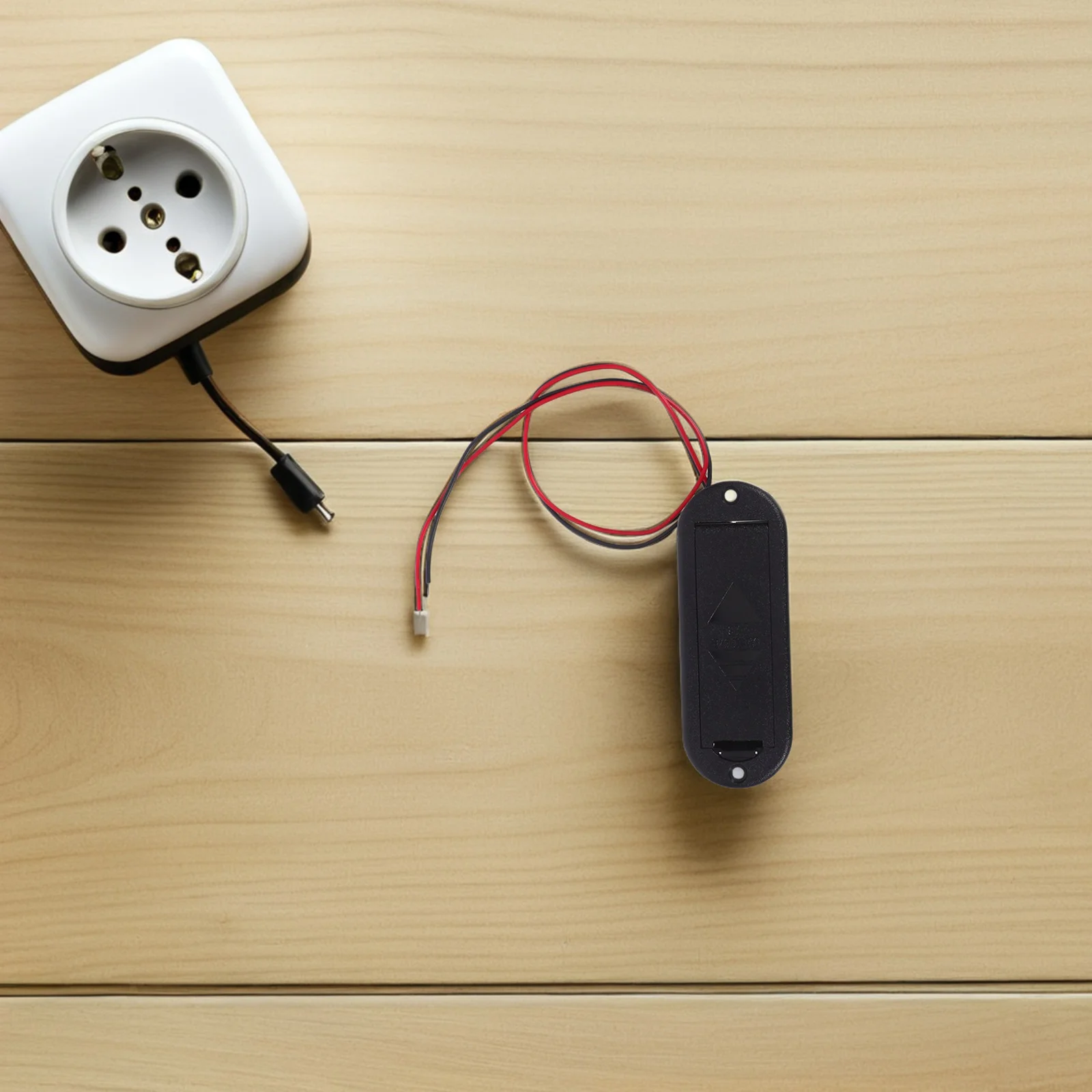 حافظة حامل باس 9 فولت، كابل مادة بلاستيكية احترافي أسود متضمن لاقط الجيتار النشط، عمر خدمة طويل #1