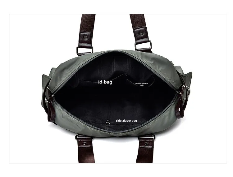 The New Men's Single-shoulder Bag Is Simple, Fashionable, Large-capacity Handbag and Multi-functional Business Crossbody Bag