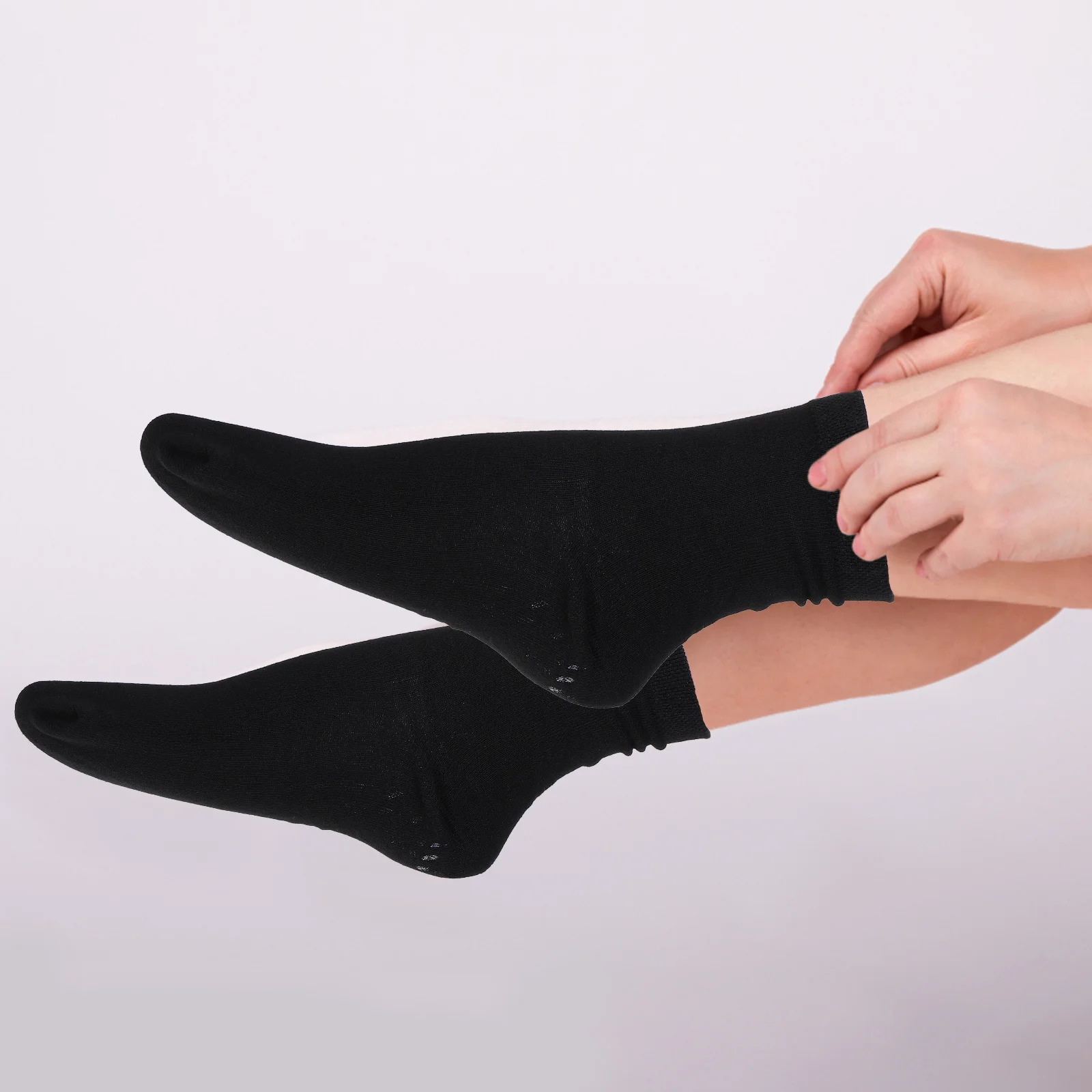 

4 пары теплых носков, самонагревающиеся термозимние грелки для ног, дышащие массажные противоскользящие носки для мужчин и женщин, грелки для ног