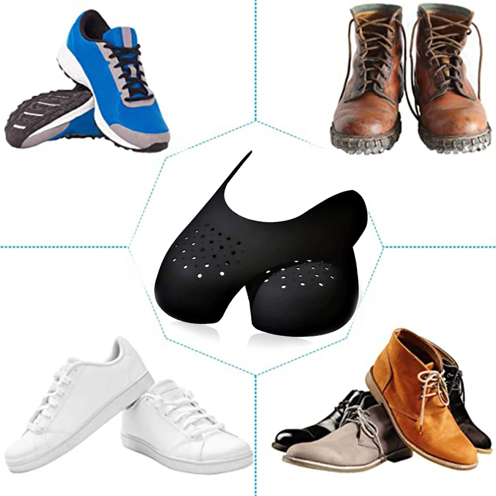 20Pcs Premium Crease Protectors for Sneakers Anti Crease Bending Crack Toe Cap Support Shoe Stretcher Sports Shoes Protection