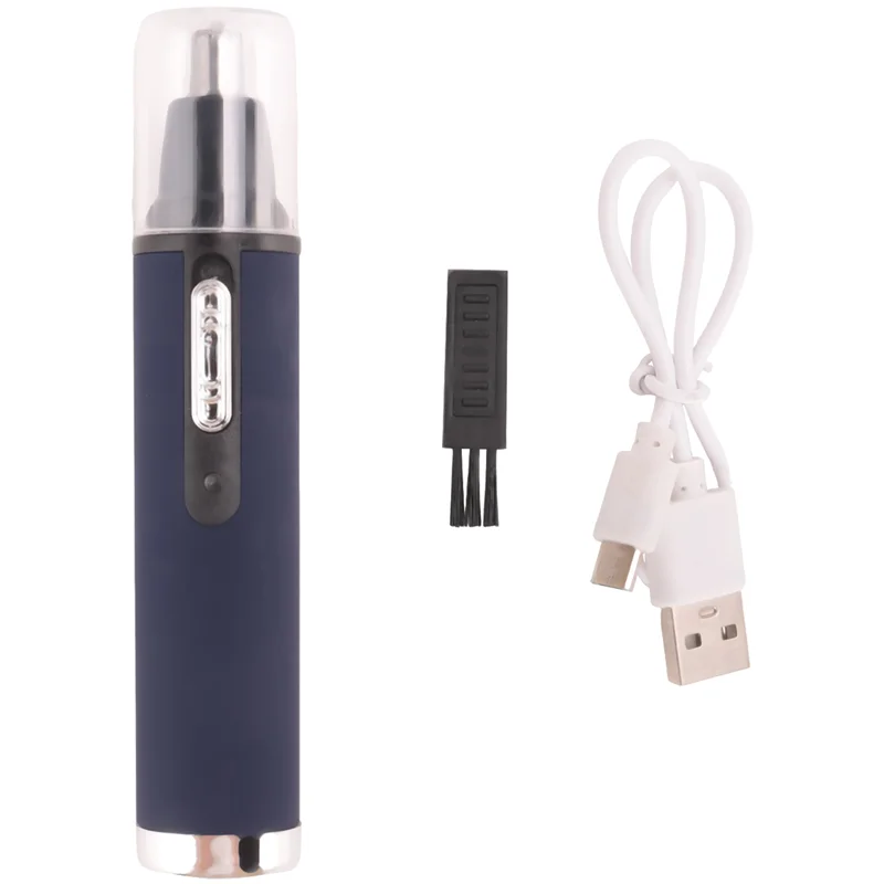 ماكينة تشذيب شعر الأنف الكهربائية A23R-Trimmer، ماكينة تشذيب شعر الأنف، ماكينة حلاقة آمنة للعناية بالوجه لأدوات مكياج تشذيب الأنف، أسود