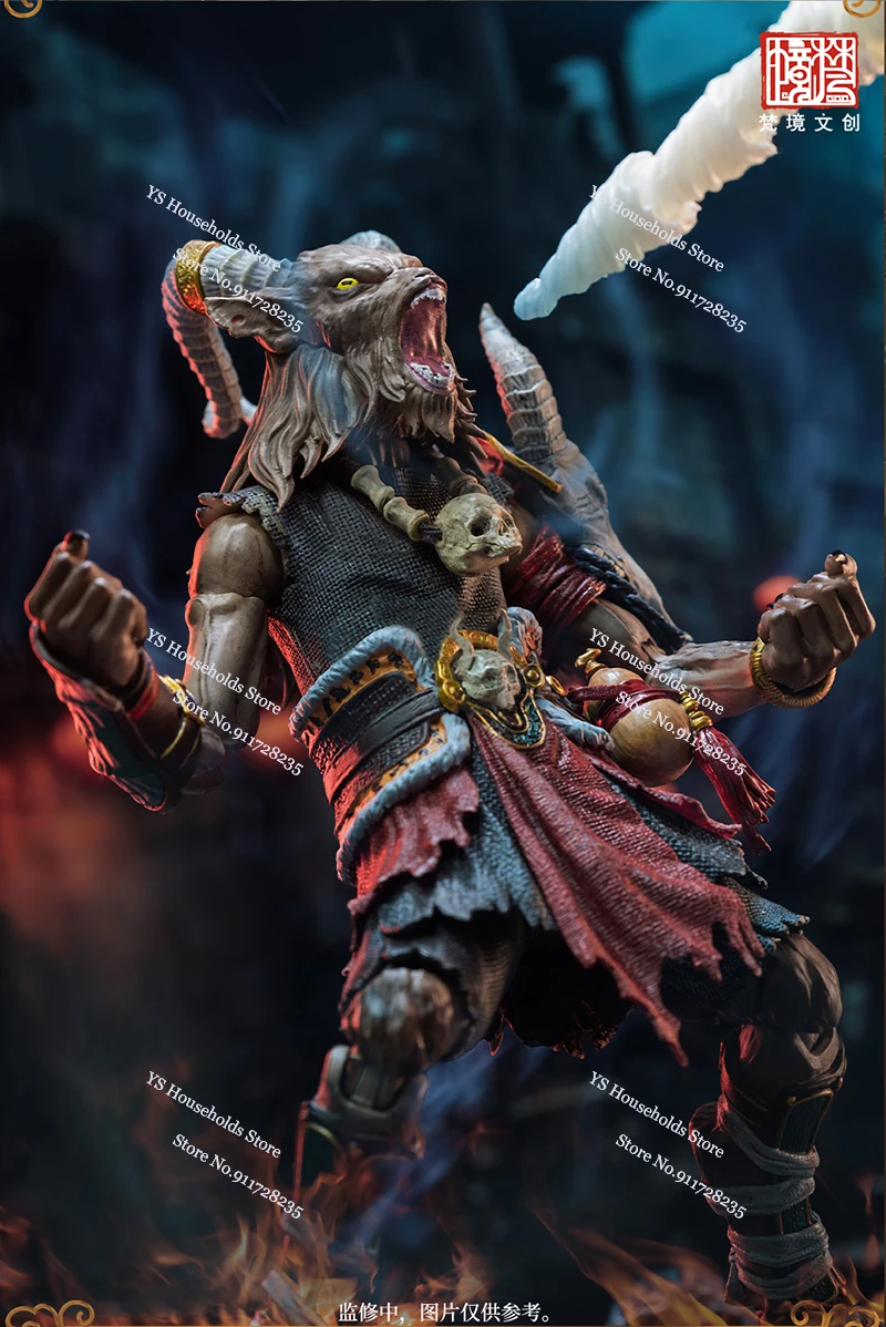 Fancy Realm Speelgoed FJ-1A03 1/12 Collectible Yang Xian Action Figure Chinense Legend of Deification Geit Hoofd 6 "Soldaat Model