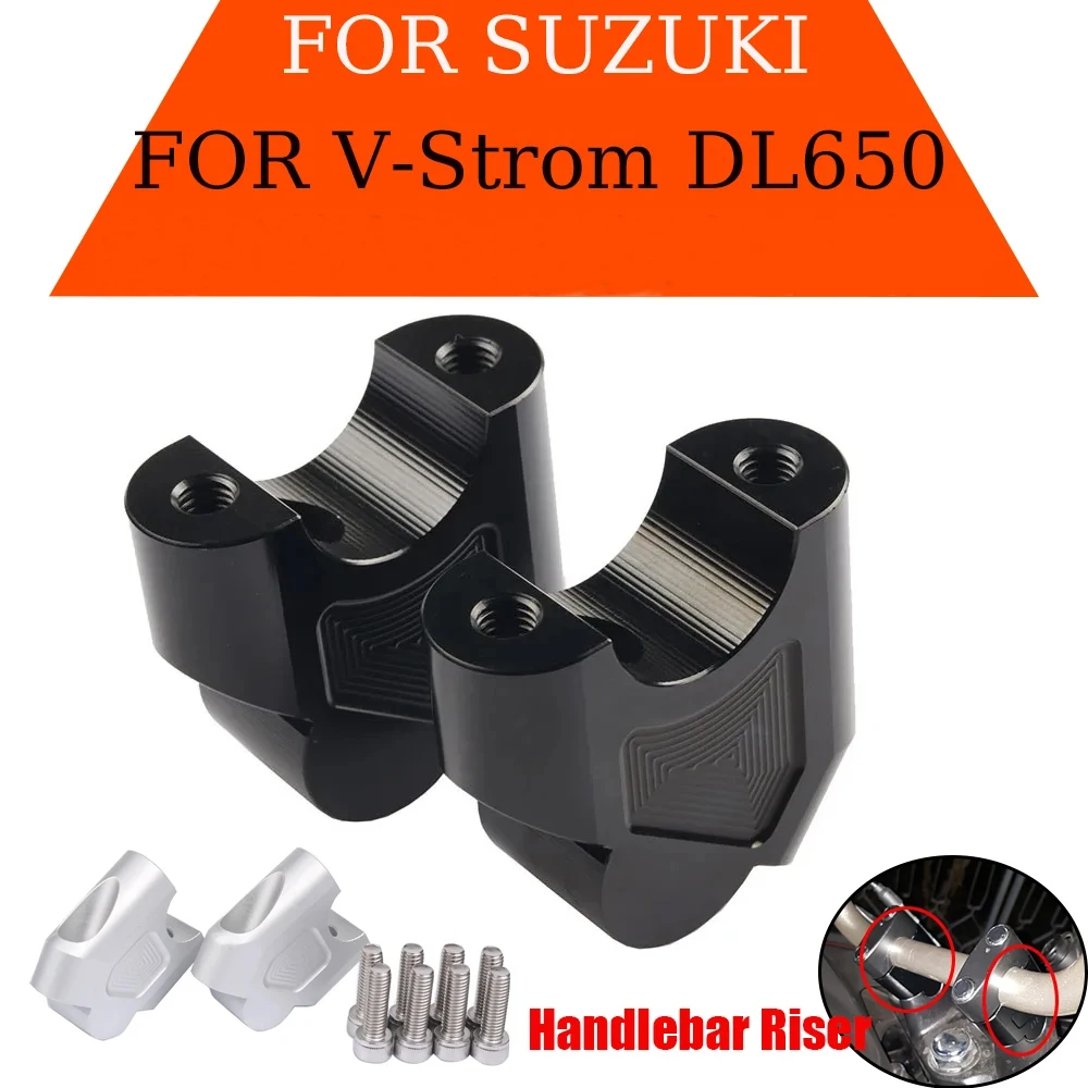 Fit für suzuki v-strom 650 v-strom 650 dl650 vstrom 650 dl650 motorrad lenker halterung versatz verlängern angehoben