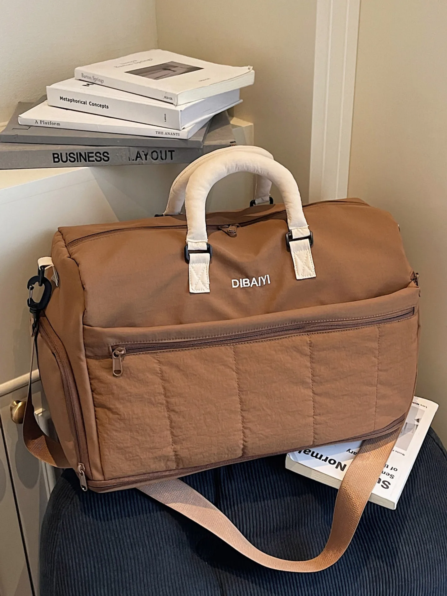 large-capacity-travel-bag-for-students-dormitory-luggage-swimming-fitness-bag-women's-2026-new-style-dry-wet-separation