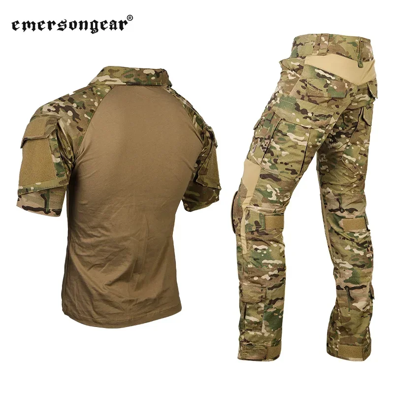 

Emersongear, летняя версия, боевой комплект, униформа, тактические рубашки, брюки, тренировочные костюмы, кемпинг, страйкбол MC EM6919