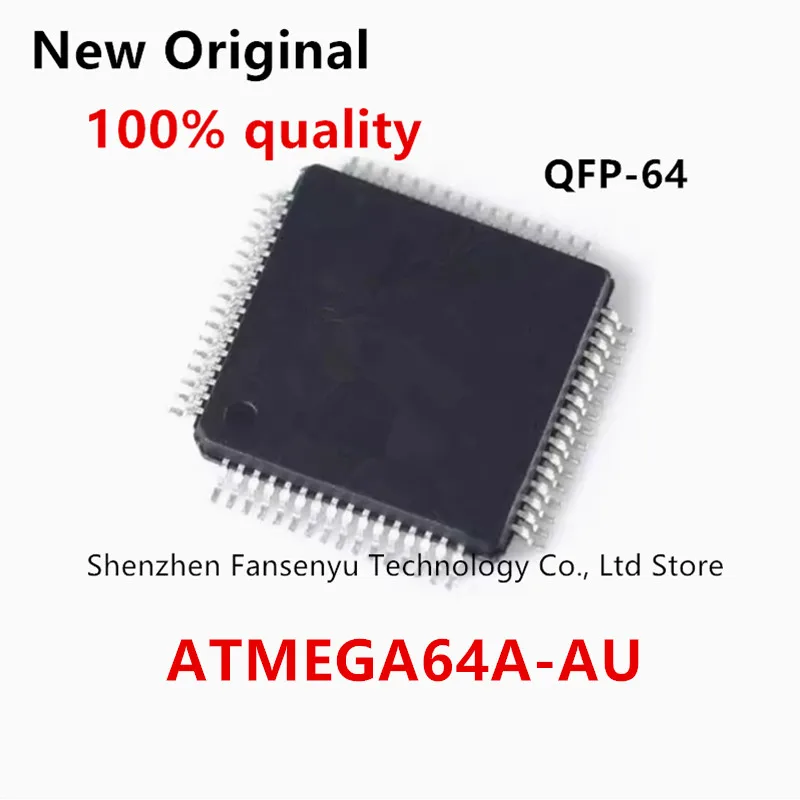 (2-5piece)100% New ATMEGA64A-AU ATMEGA64A AU QFP-64 Chipset