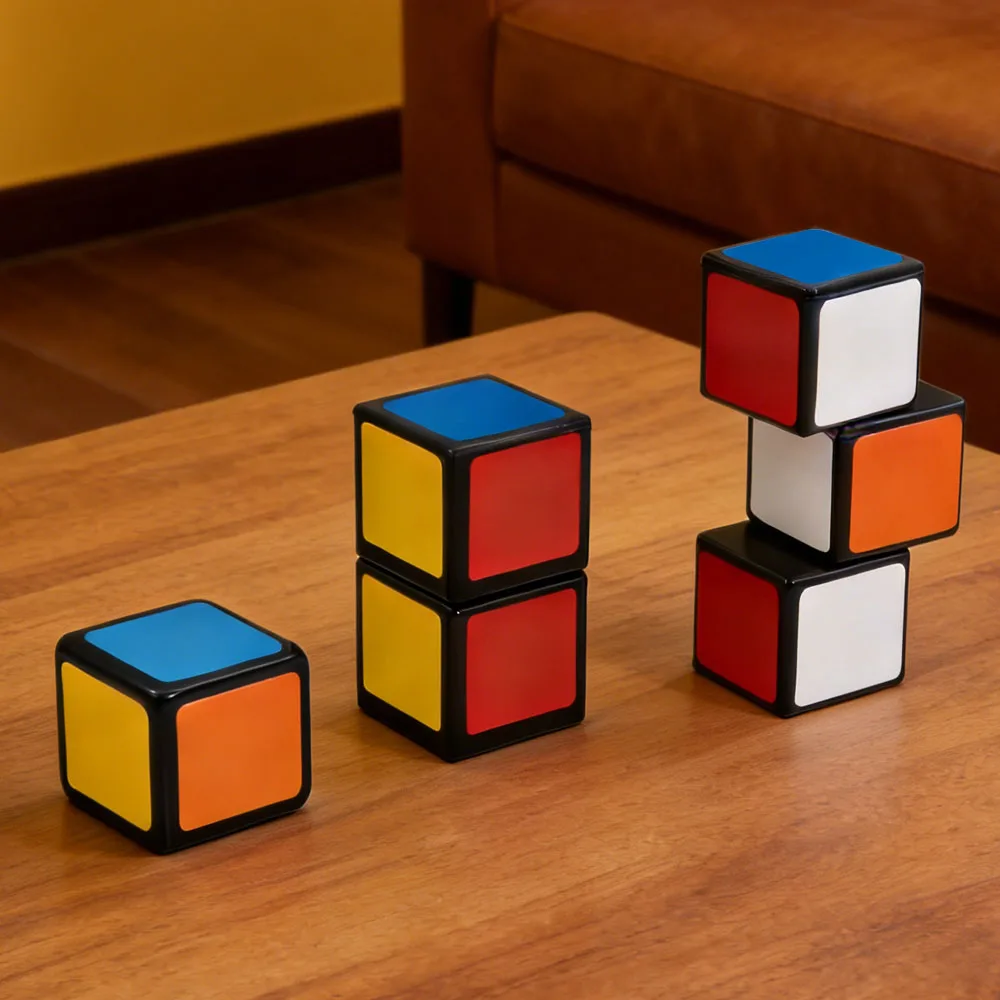 2.5cm/0.984inch Magic Speed Cube, 1x1 Cube, 1x2 Cube, 1x3 Cube, Christmas Halloween Thanksgiving Gifts