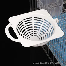 

Plastic Bird Nest Box For Canary Parrot Finch Breathable Nesting Hut Hanging Breeding Container Small Pet Portable Nest Bird