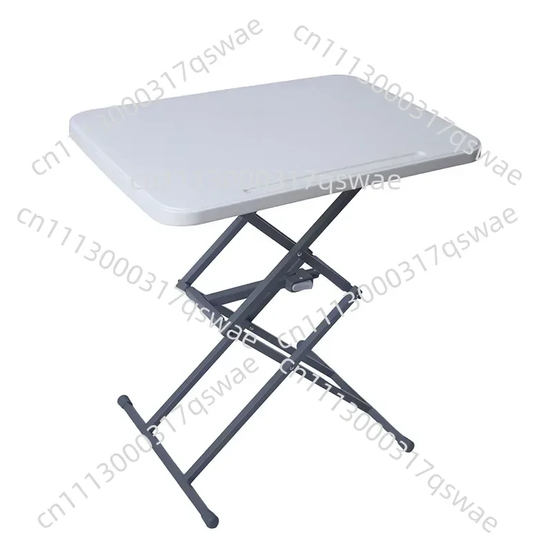 All-in-One Folding Home Workstation, Adjustable Height Desk for Reading, Learning, Computer Use, and Dining in Space-Limited