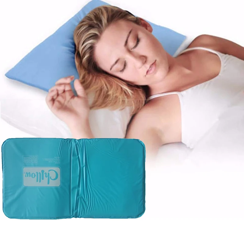 NEW Comfortable Summer Cool Therapy Help Sleeping Aid Pad Mat Muscle Relief Cooling Gel Pillow Ice Pad Massager Water Pillows