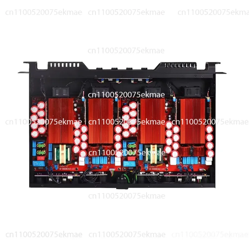 1U 4 * 1300W digital power amplifier 4-channel KTV club party stereo system Class D audio power amplifier 5