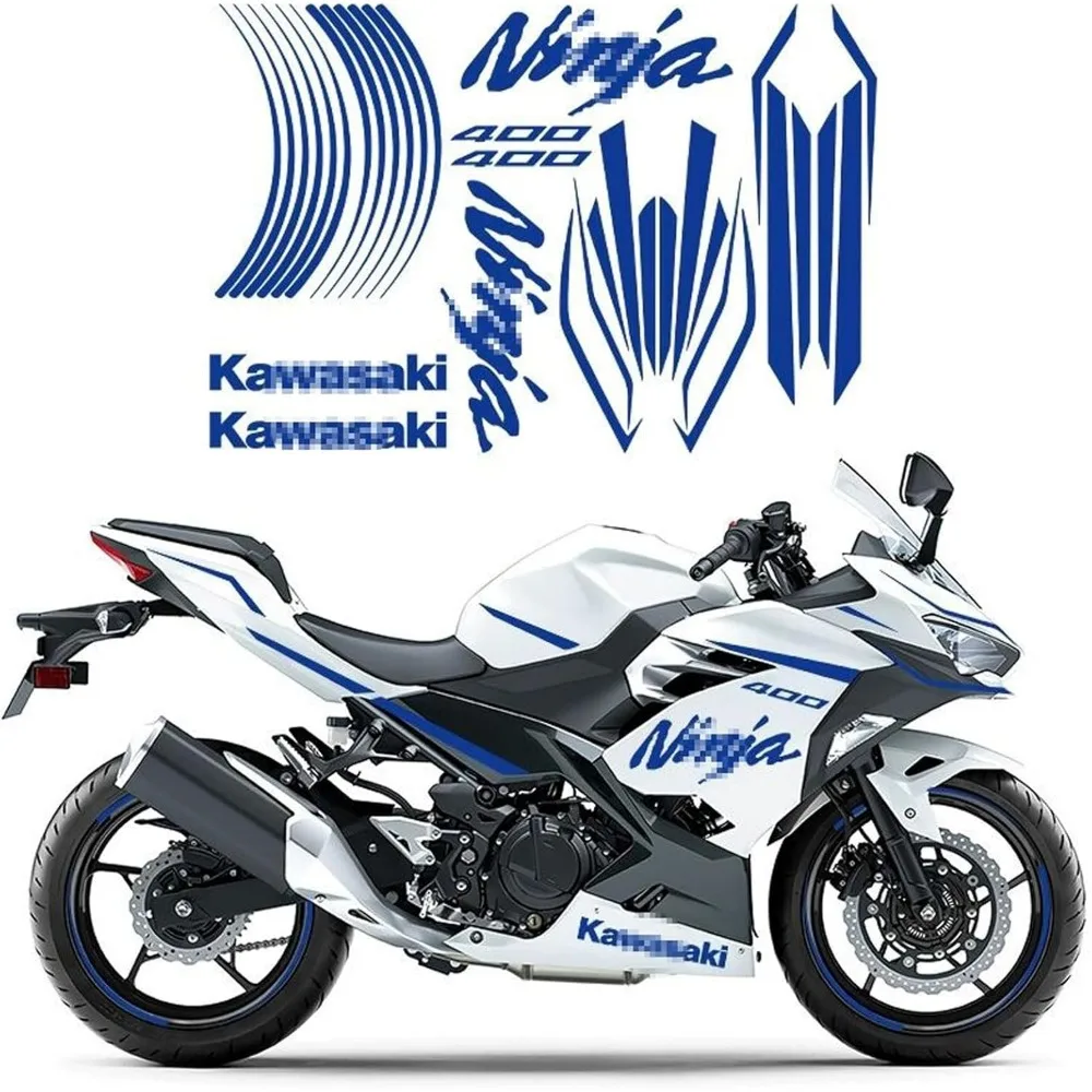 

Universal Waterproof Motorcycle Full Body Decal Kit 400 Blue