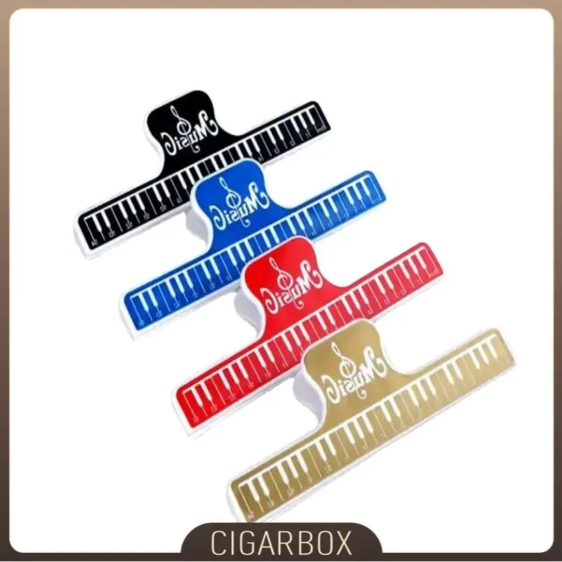 Colorful 15cm Plastic Music Score Fixed Clips Book Paper Holder for Guitar Violin Piano Player Office File   Supplies