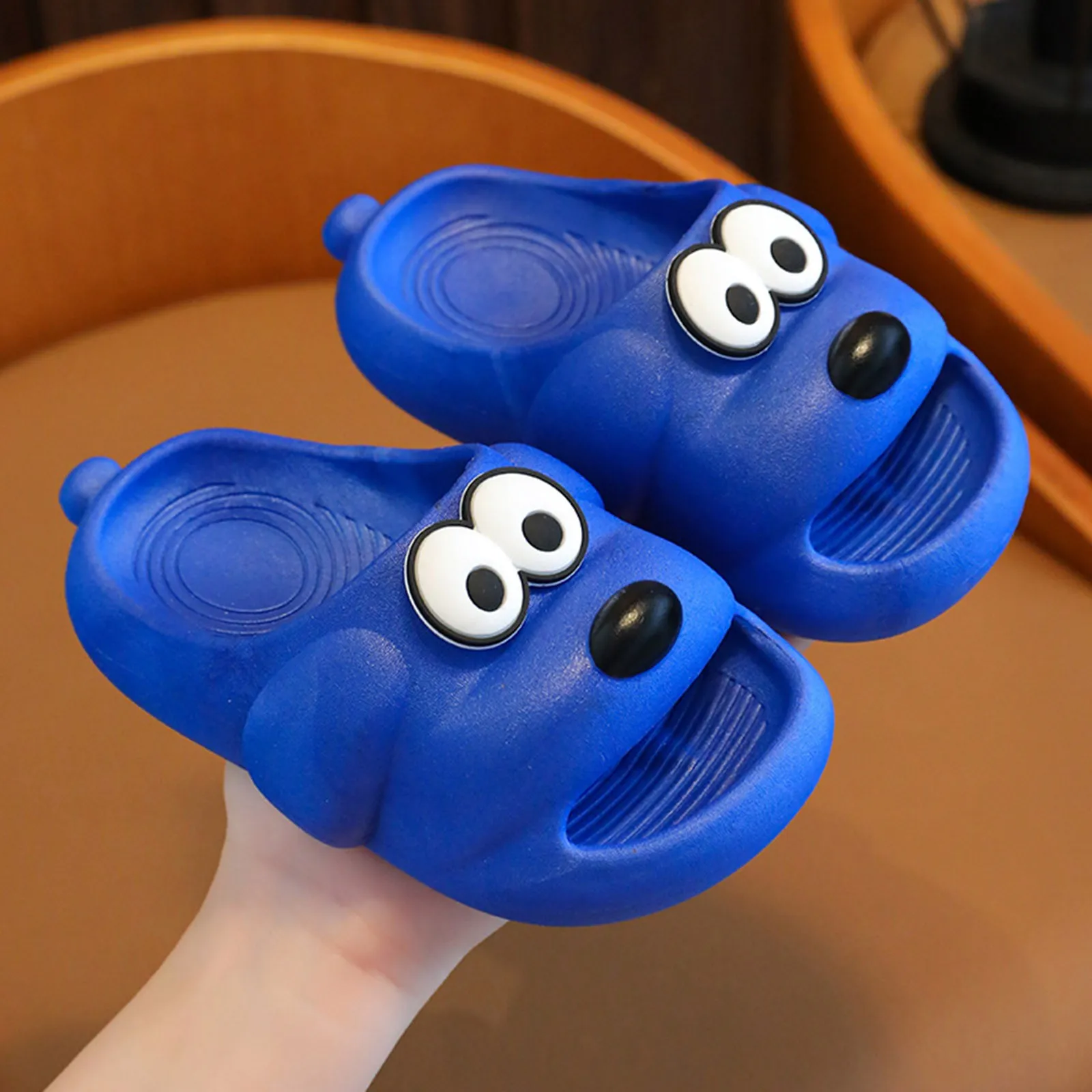 Summer Children Slippers Thick Sole EVA Dog Slippers Non-Slip Soft Bottom Sandals Kids Dog Slides Home Shoes Home Slippers 2024