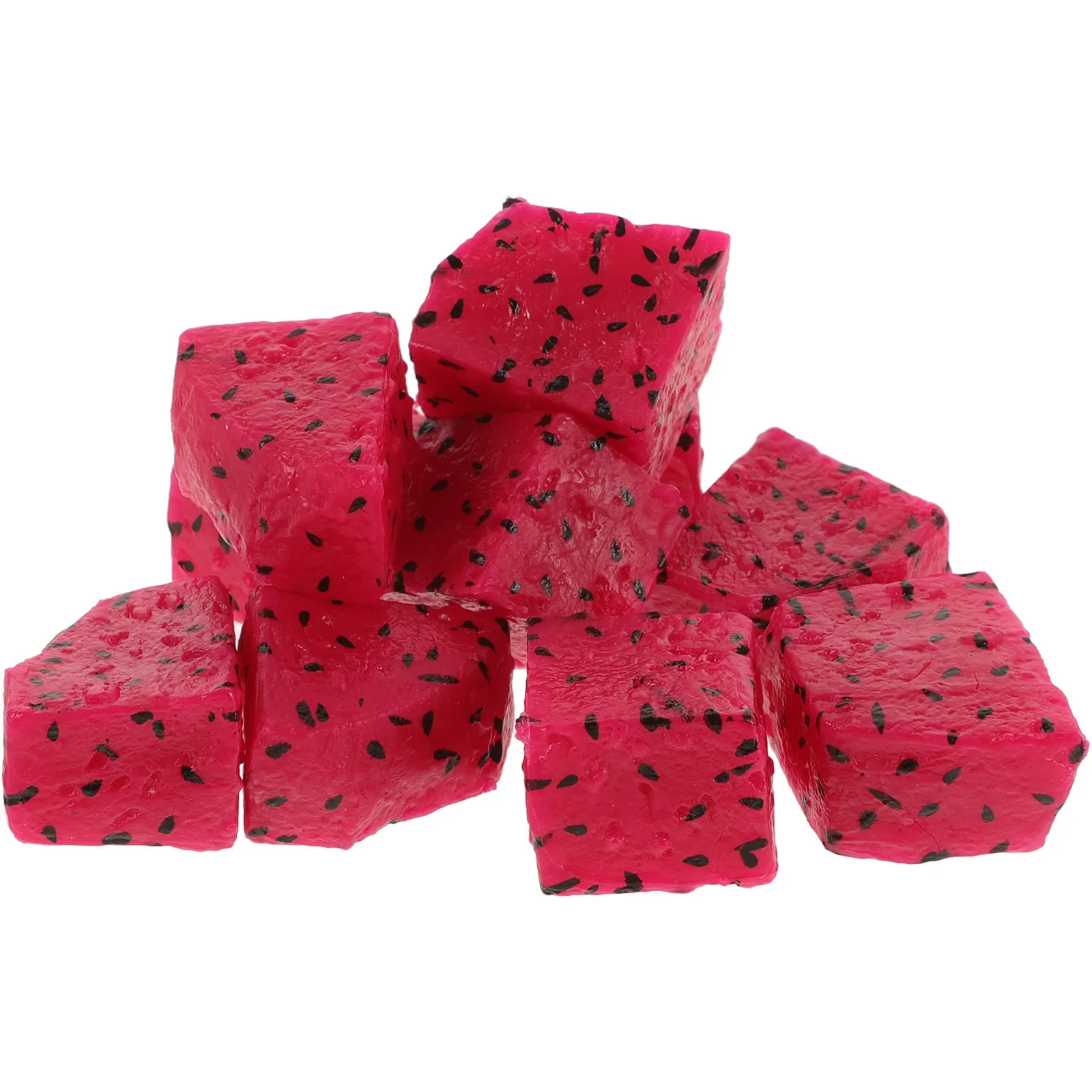 10 Piezas de Frutas Artificiales Realistas: Kiwi, Pitahaya, Manzana - Ideales para Decoración de Fiestas, Cocina y Bodas